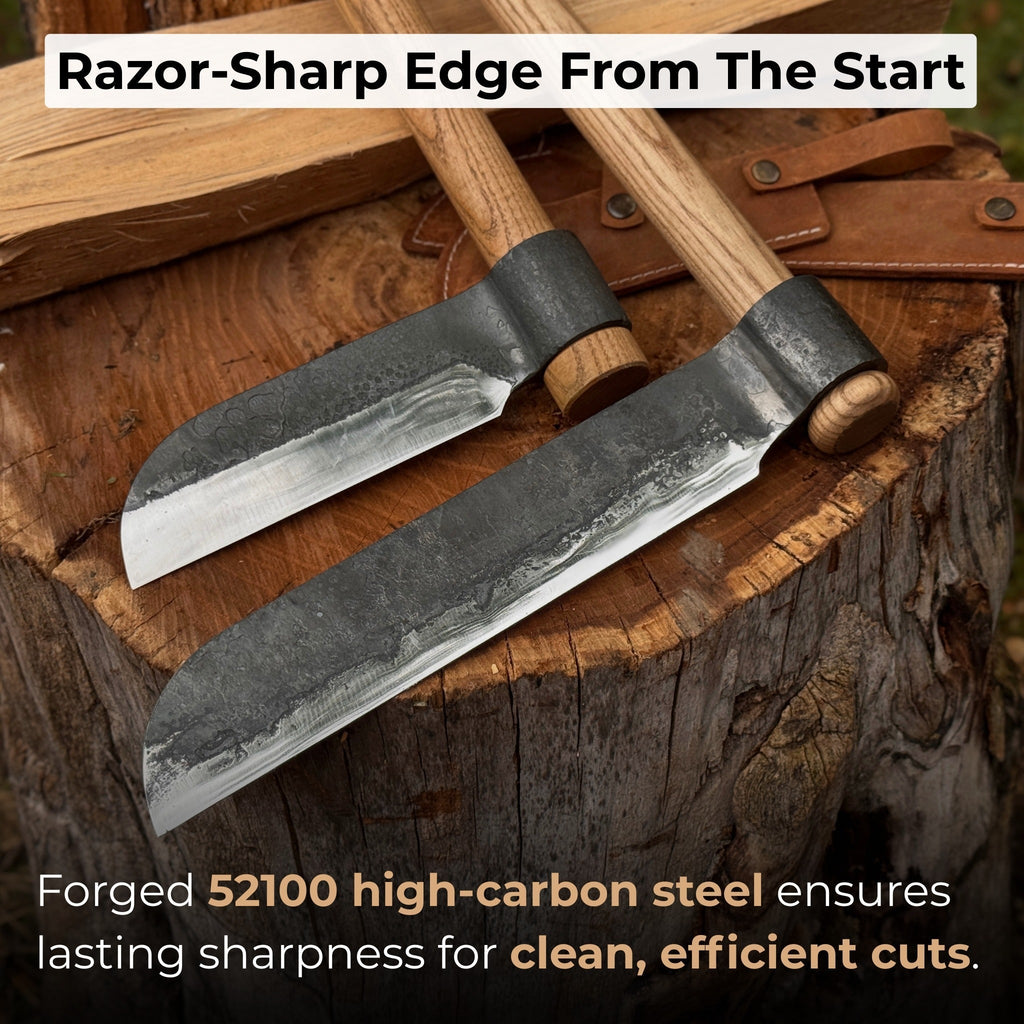 2-Piece Splitting Froe Set | Tool Sets | Wiccan Center