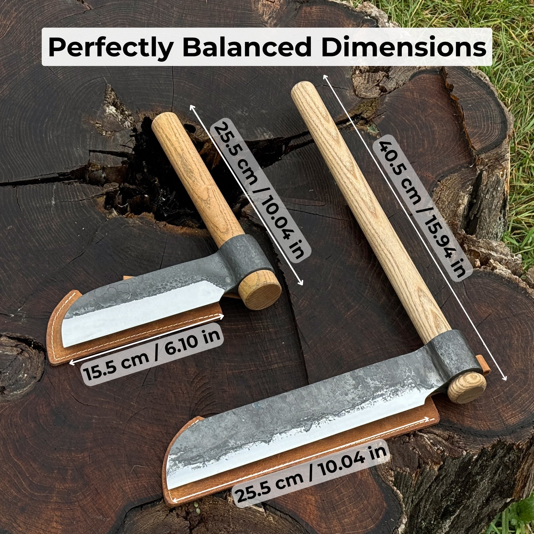2-Piece Splitting Froe Set | Tool Sets | Wiccan Center