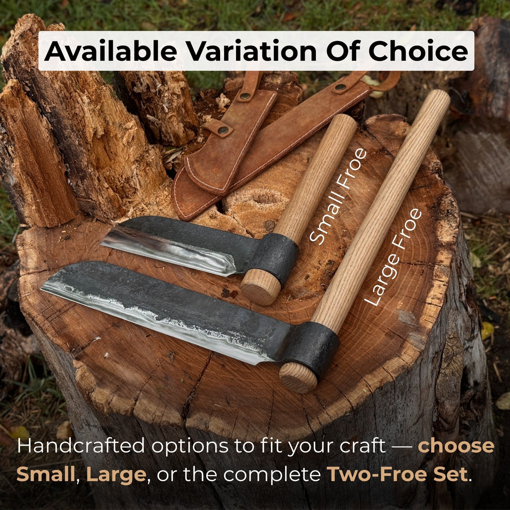 2-Piece Splitting Froe Set | Tool Sets | Wiccan Center