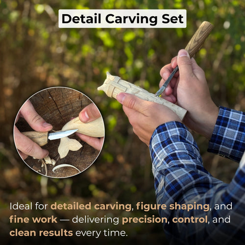 2-Piece Wood Carving Set | Tool Sets | Wiccan Center