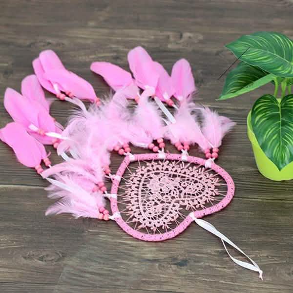 2-Pieces: Romantic LED Dream Catcher with Feather Dreamcatcher Night Light | Furniture & Decor | Wiccan Center