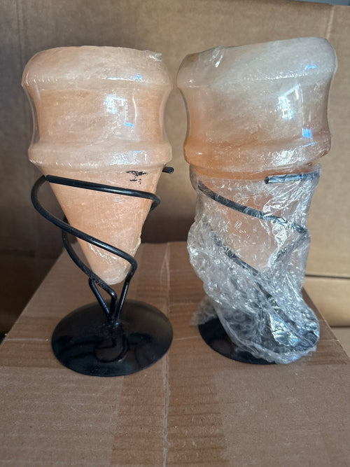 2 Salt Candle/Stands D9 NO DAMAGE | | Wiccan Center