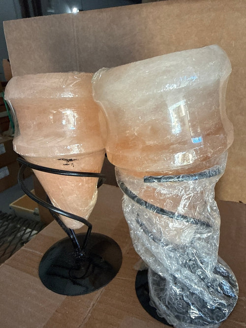 2 Salt Candle/Stands D9 NO DAMAGE | | Wiccan Center
