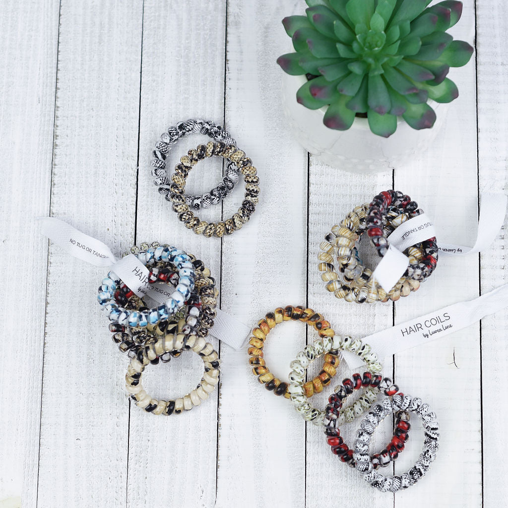 Large Hair Coil Set in Animal Prints | Hair Accessories | Wiccan Center