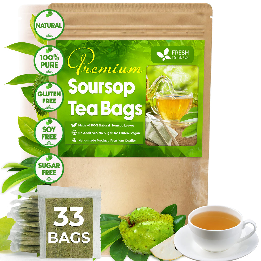 Premium Soursop Leaves Tea bags, Dried Soursop Leaves, Soursop Leaf Powder, Guanabana Leaves Tea, Hoja Guanabana Tea | Tea | Wiccan Center