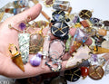 Assorted Gemstone Pendants Gold Plated (20 Pieces)