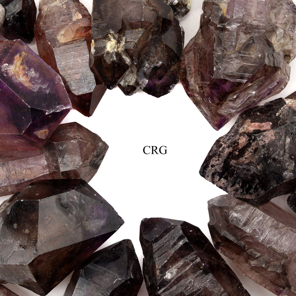 200 GRAM LOT - Shangaan Smoky Amethyst Scepters from Zimbabwe / 50-100mm