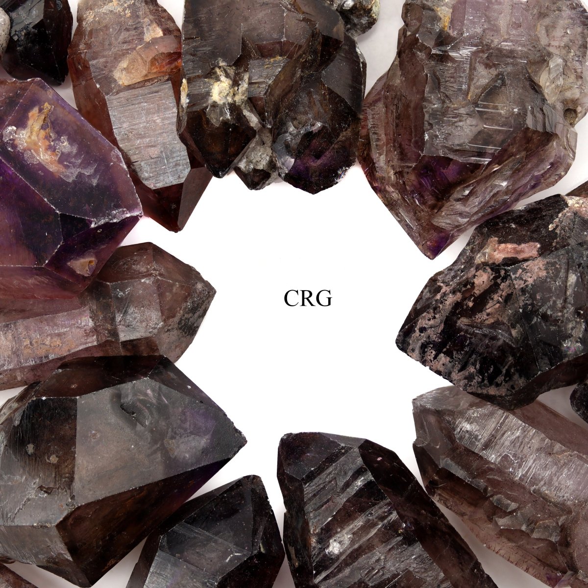 200 GRAM LOT - Shangaan Smoky Amethyst Scepters from Zimbabwe / 50-100mm
