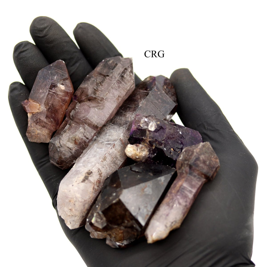 200 GRAM LOT - Shangaan Smoky Amethyst Scepters from Zimbabwe / 50-100mm