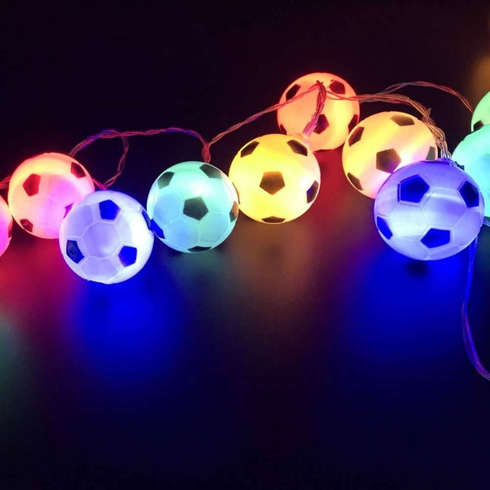 2022 World Cup Decor String Lights Soccer | String & Fairy Lights | Wiccan Center