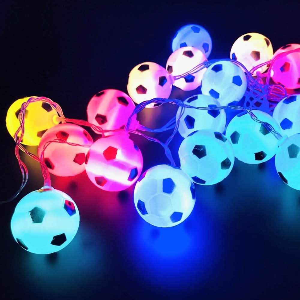 2022 World Cup Decor String Lights Soccer | String & Fairy Lights | Wiccan Center