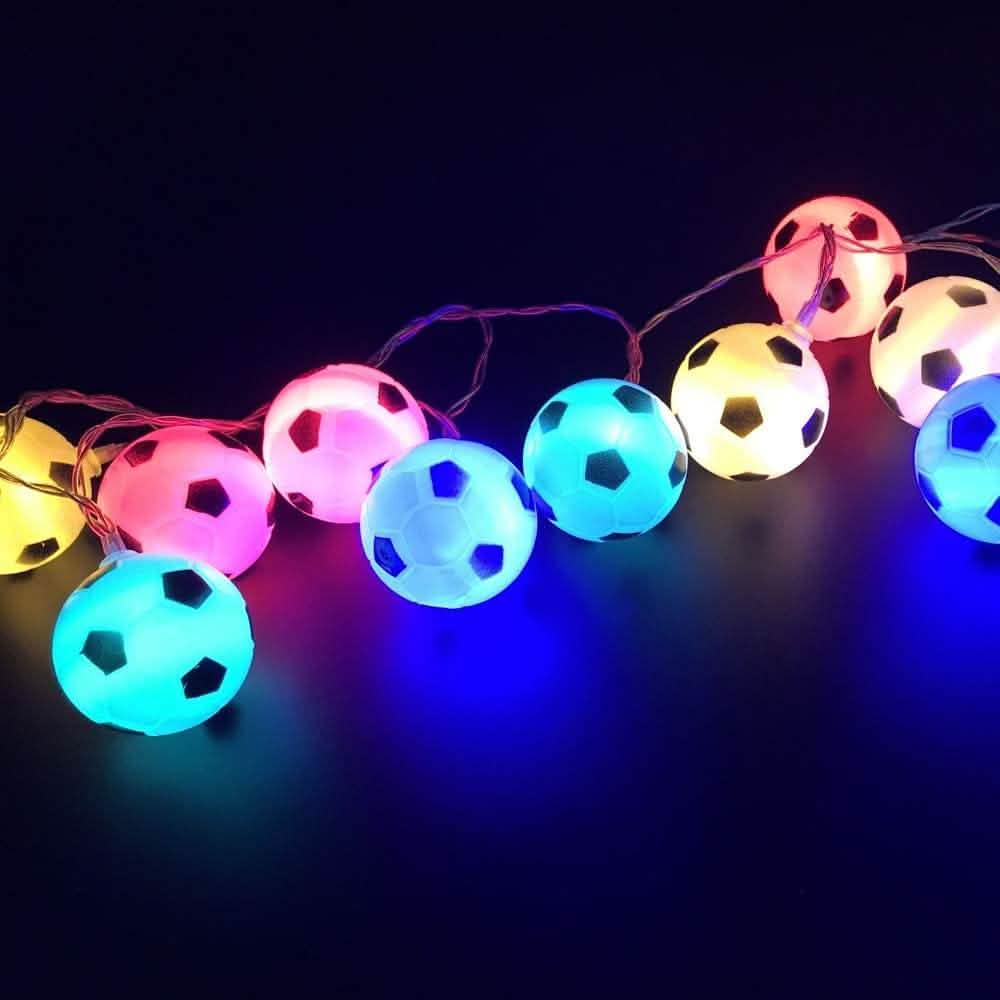 2022 World Cup Decor String Lights Soccer | String & Fairy Lights | Wiccan Center