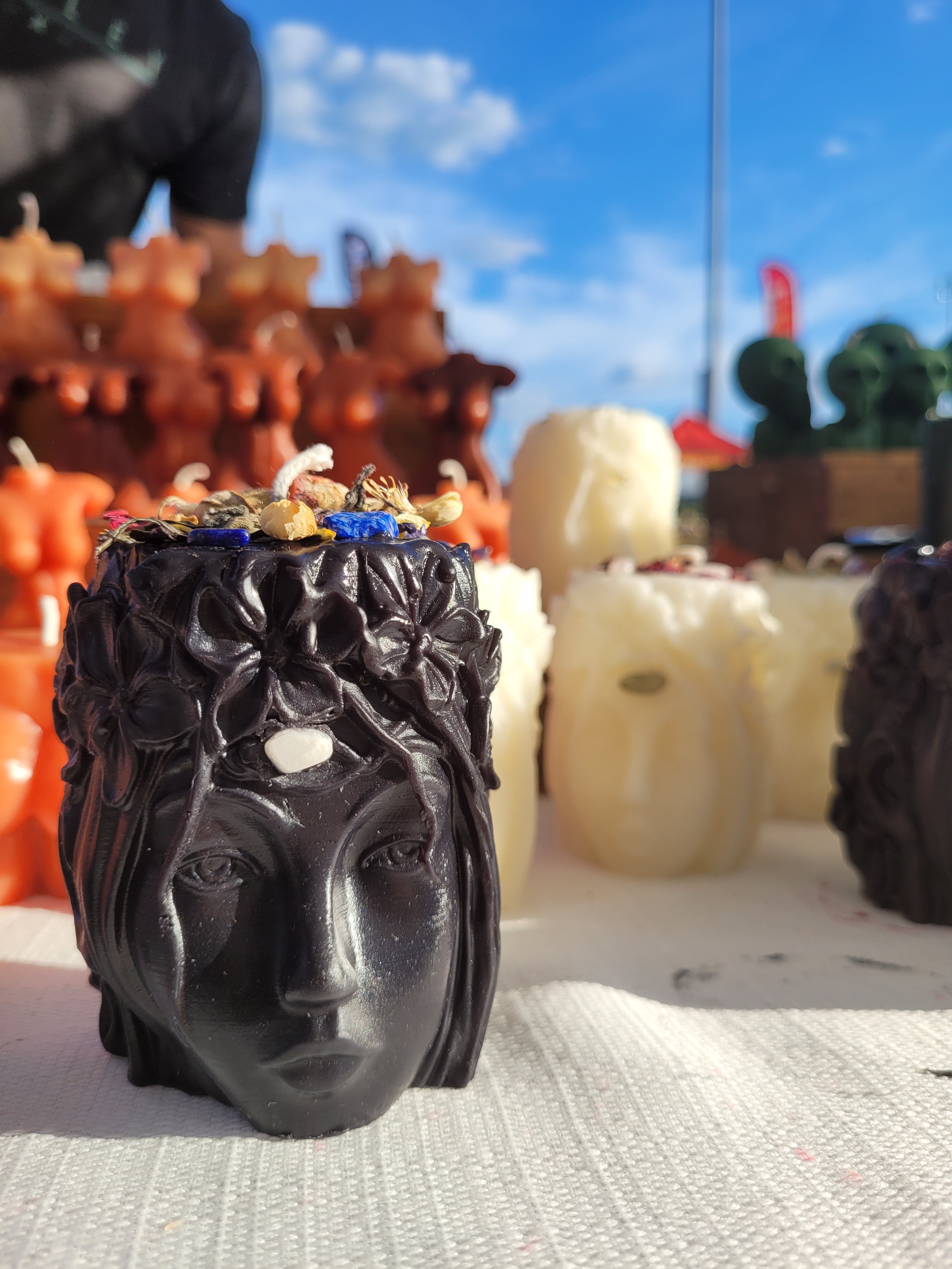 Earth Goddess Head Candle | Candle | Wiccan Center