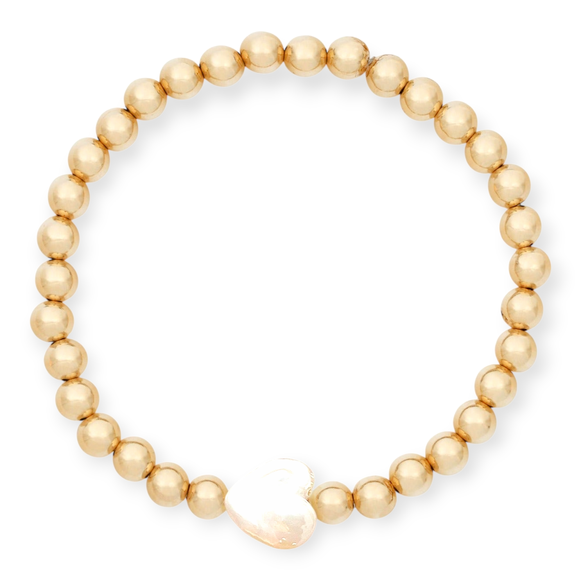 pearl heart juno bracelet (5mm) | | Wiccan Center