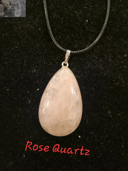 Elegant Rose Drop Quartz Necklace | Necklace | Wiccan Center