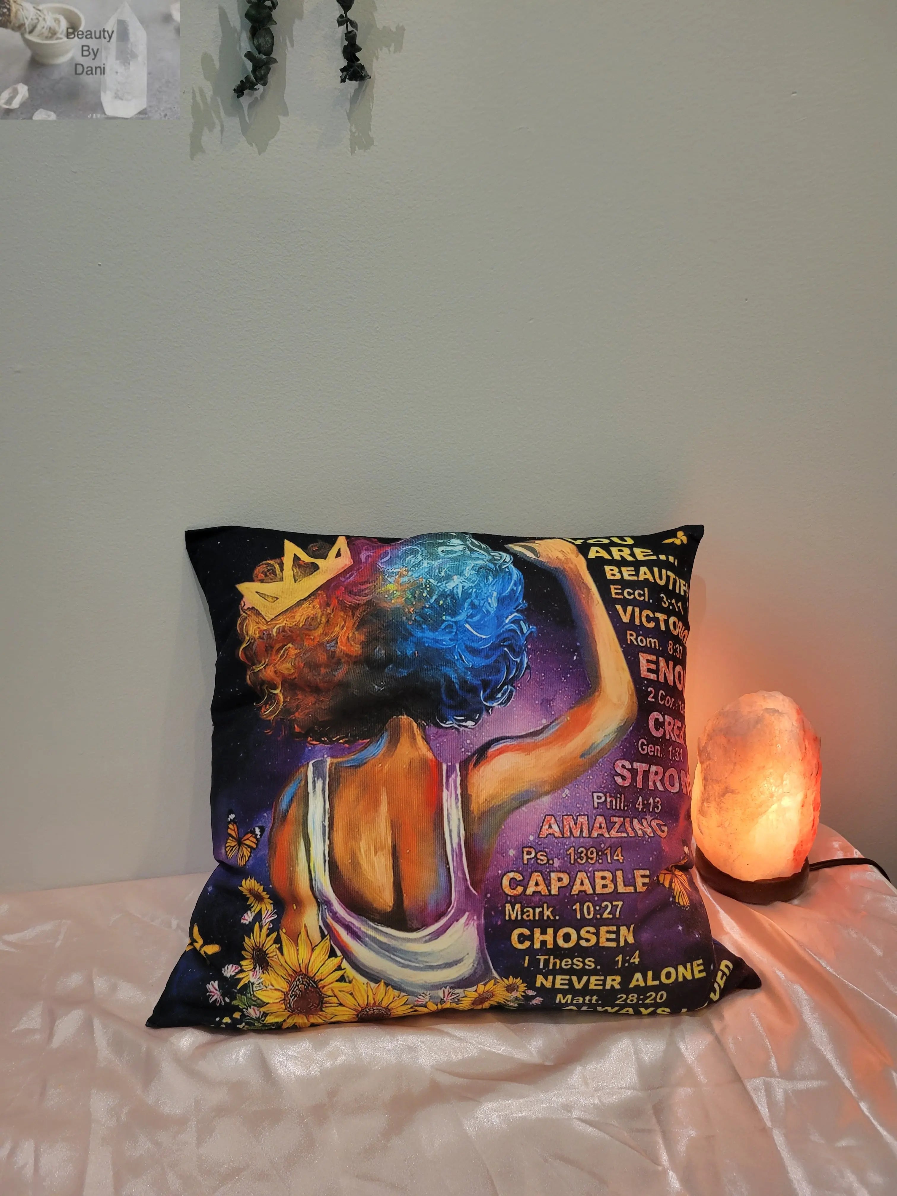 Inspirational Cotton Pillow