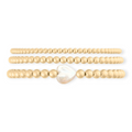 pearl heart juno bracelet triple stack (3+4+5mm) | | Wiccan Center