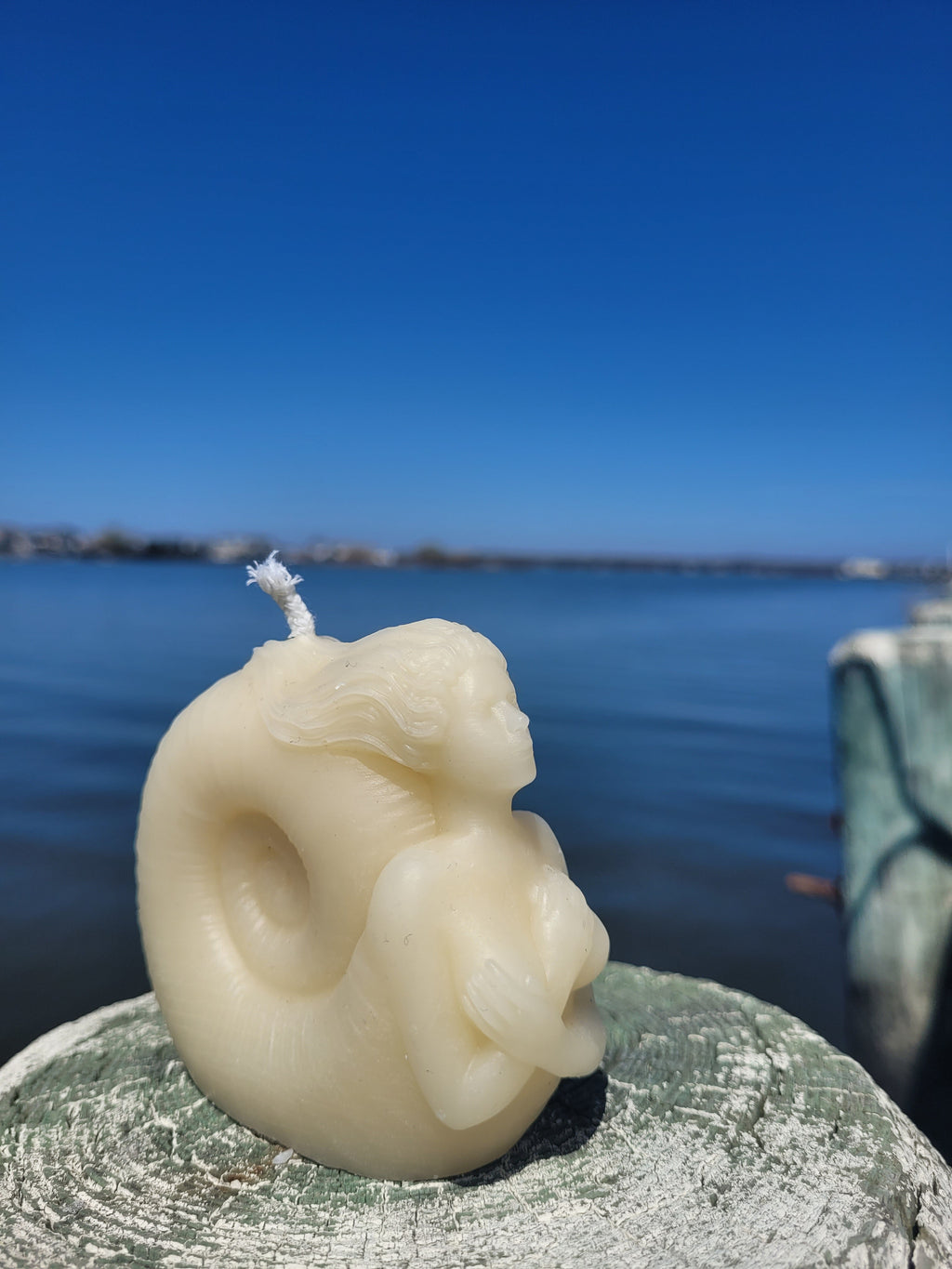 Figure Head, Mermaid, Seashell Candle | Candle | Wiccan Center