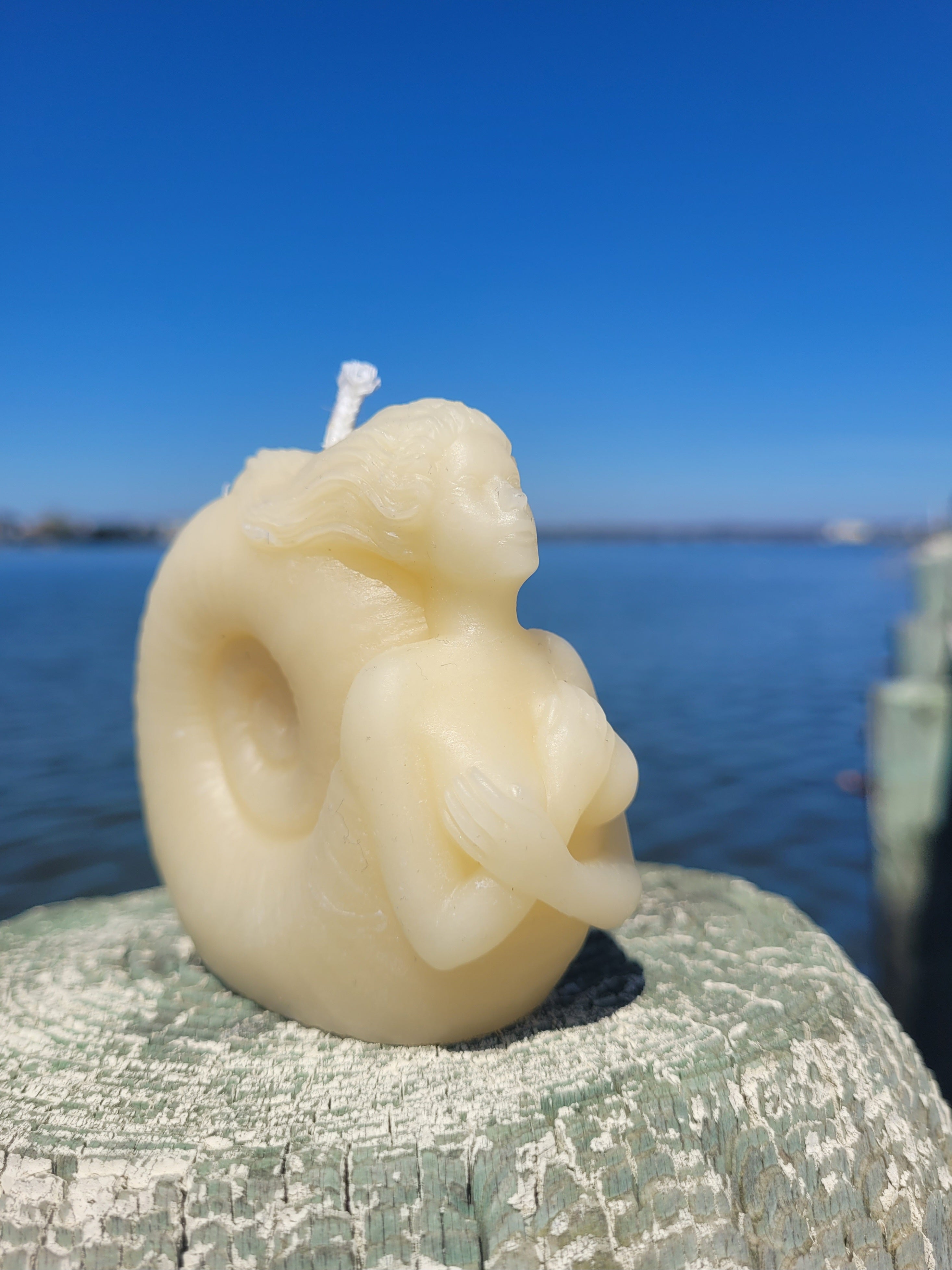 Figure Head, Mermaid, Seashell Candle | Candle | Wiccan Center