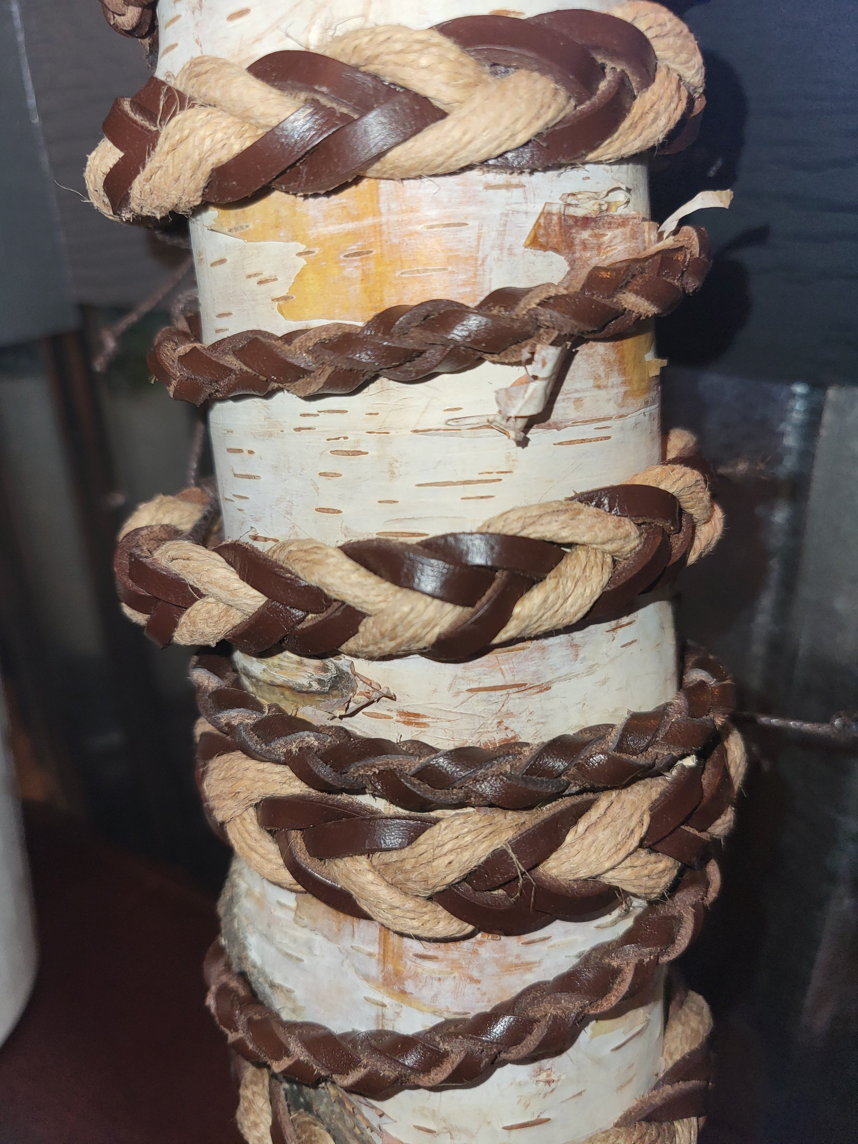 Braided Leather Adjustable Bracelet | | Wiccan Center