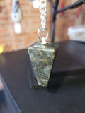 Larvikite Obelisk Keychain | | Wiccan Center