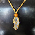 Clear Quartz Crochet Necklace