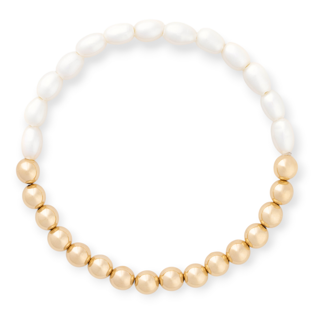 half pearl half juno bracelet (6mm) | | Wiccan Center