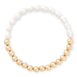 half pearl half juno bracelet (6mm) | | Wiccan Center