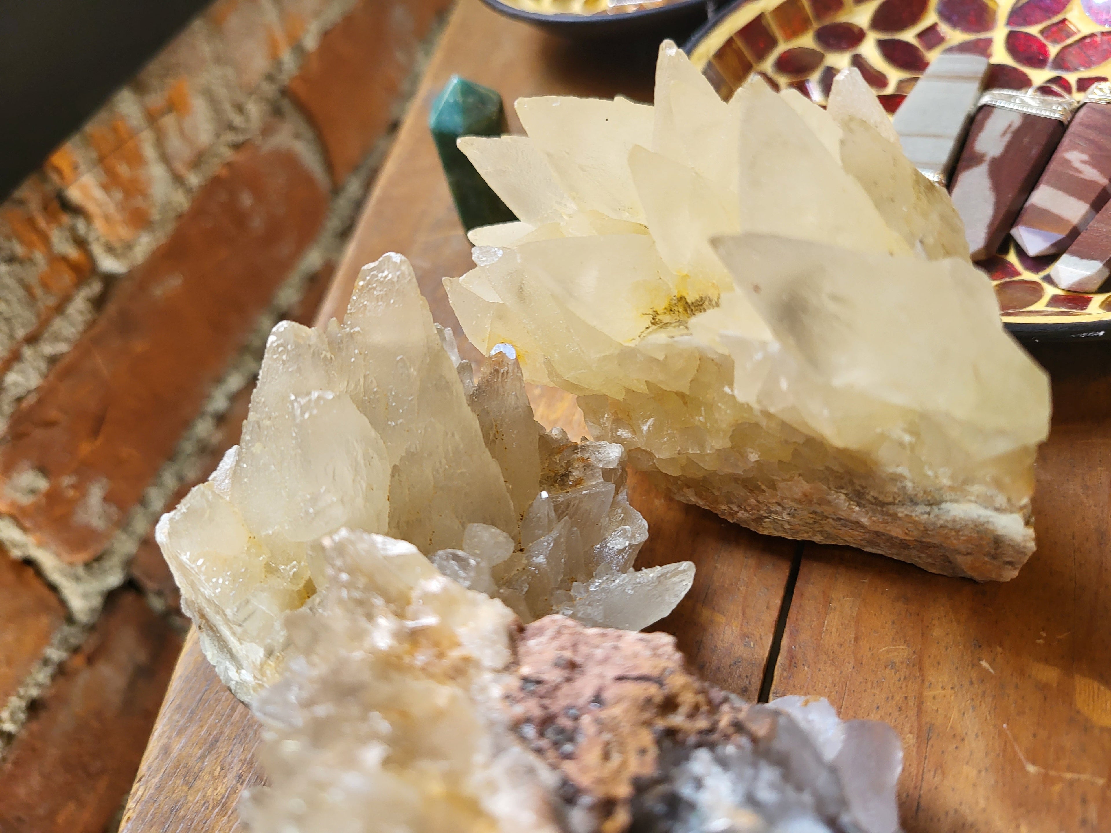 Dogtooth Calcite Cluster | | Wiccan Center