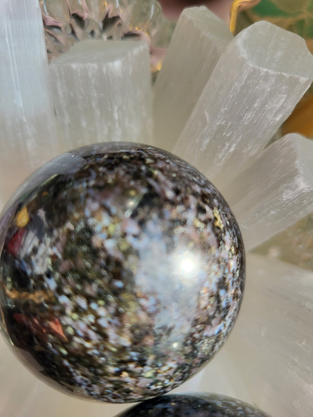 Indigo Gabbro Sphere | | Wiccan Center