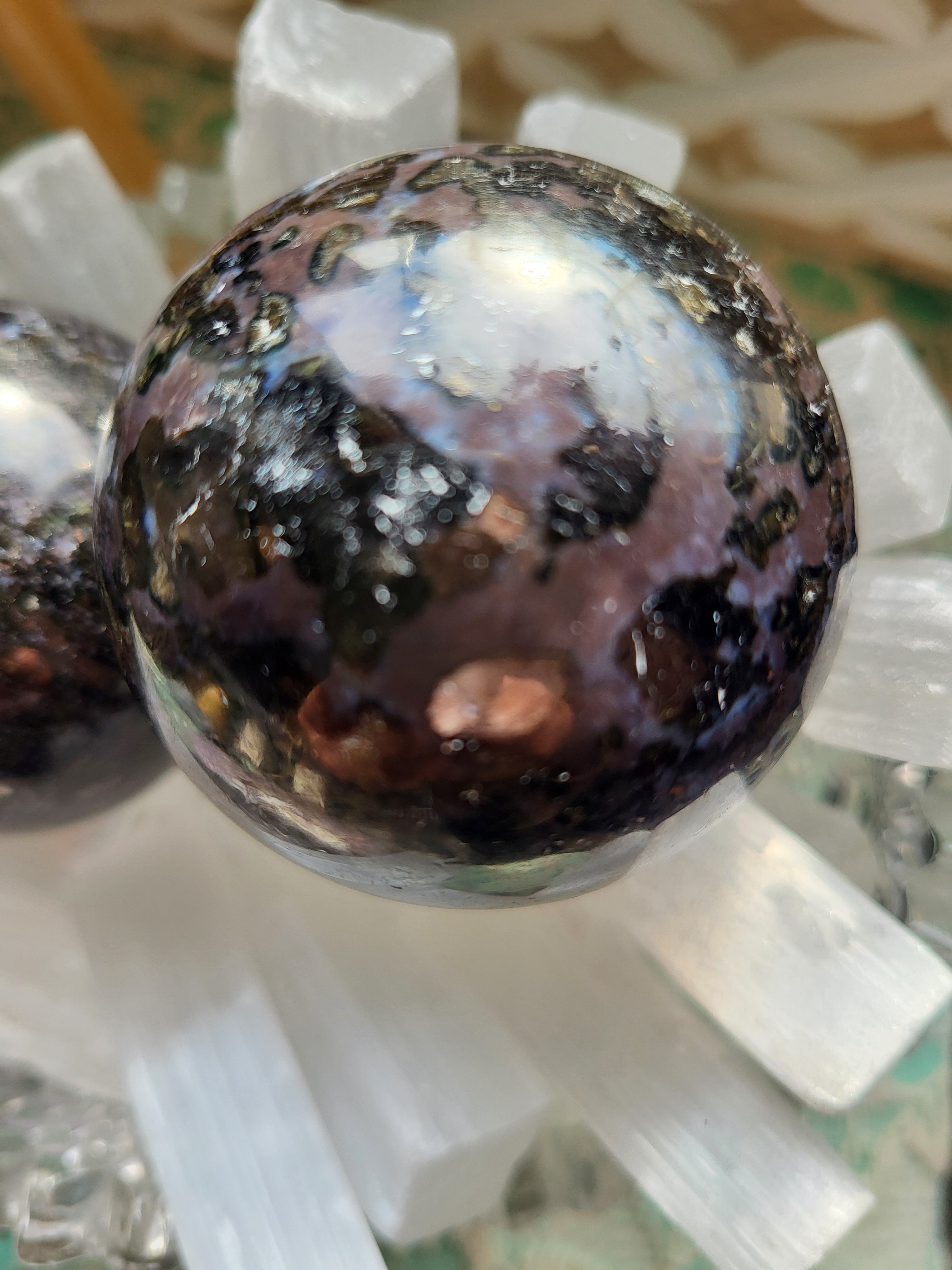 Indigo Gabbro Sphere | | Wiccan Center