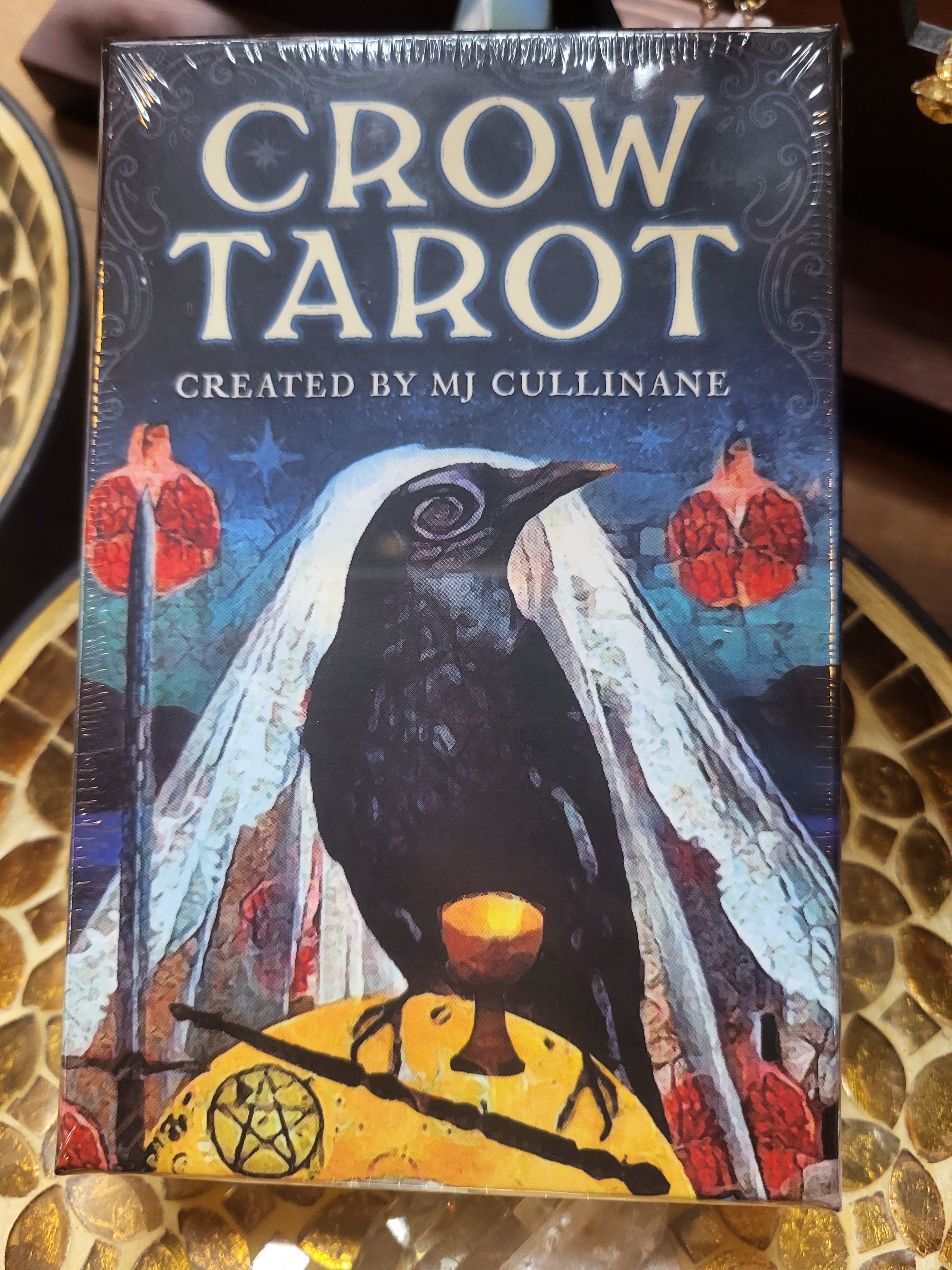 Crow Tarot Deck – 78 Rider-Waite Inspired Tarot Cards with Guidebook | | Wiccan Center
