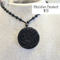 Obsidian Ying Yang Dragon Pendant
