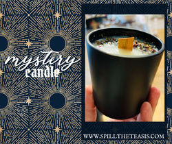 Mystery Candle | Black Jar Manifestation Soy Candle | | Wiccan Center