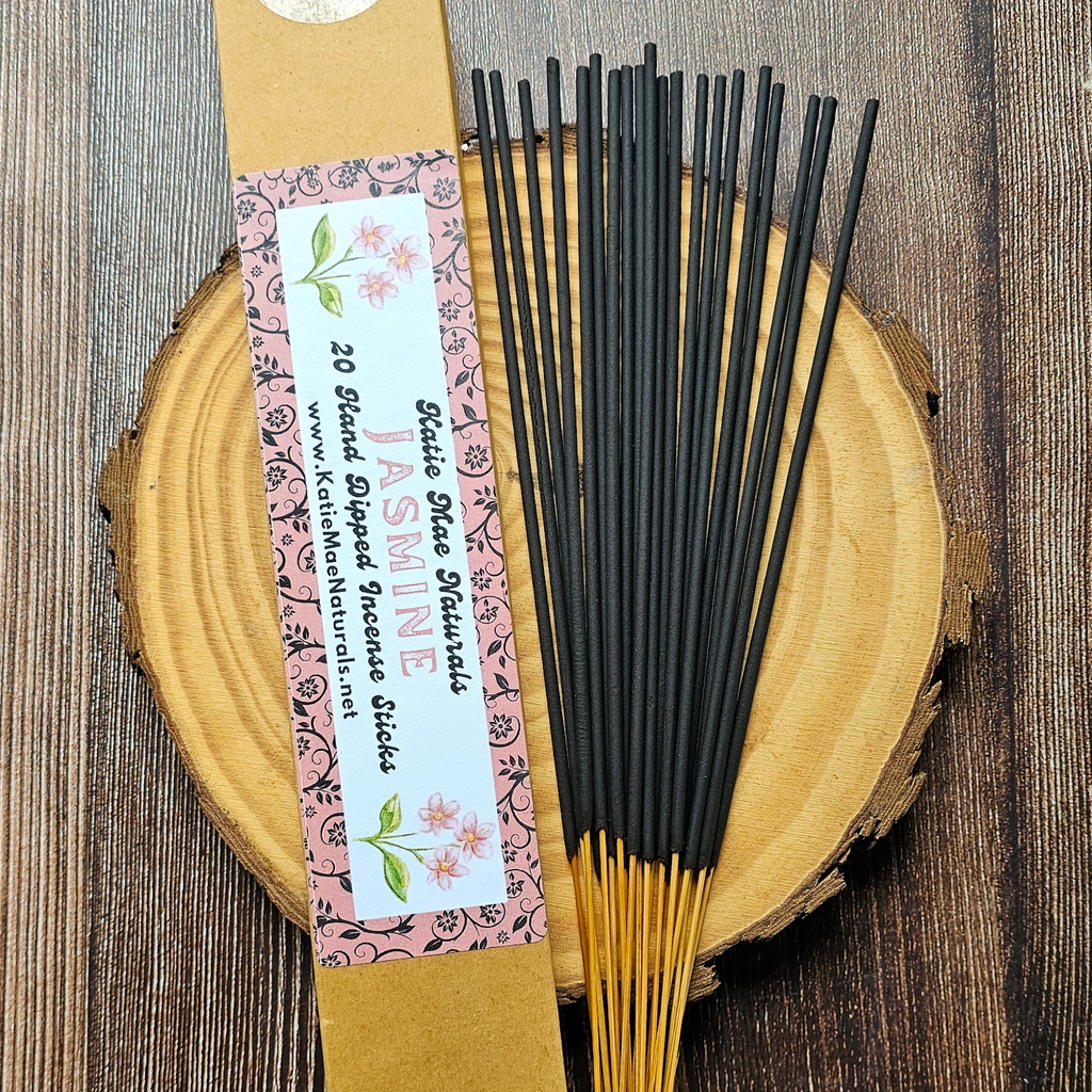Jasmine Incense Sticks – Hand Dipped Soft Floral Incense