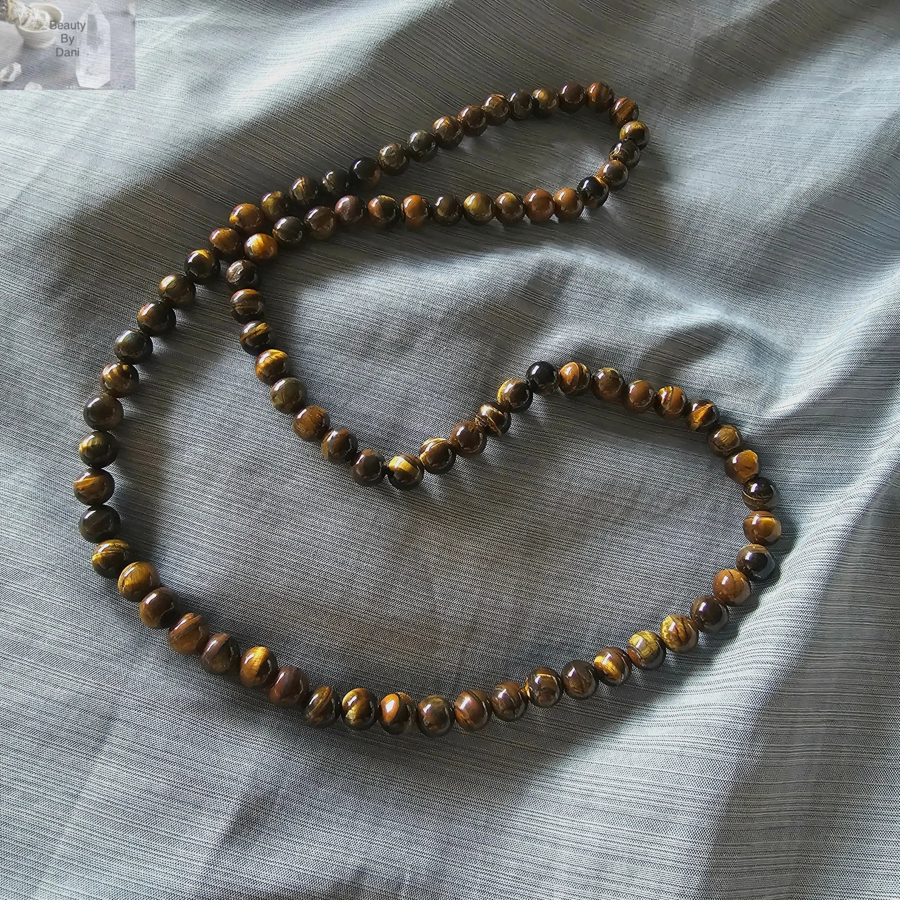 Tiger's Eye Grounding Necklace