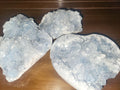 Celestite Crystal Clusters (100–300 g) – Peace • Angelic Connection • Clarity | | Wiccan Center