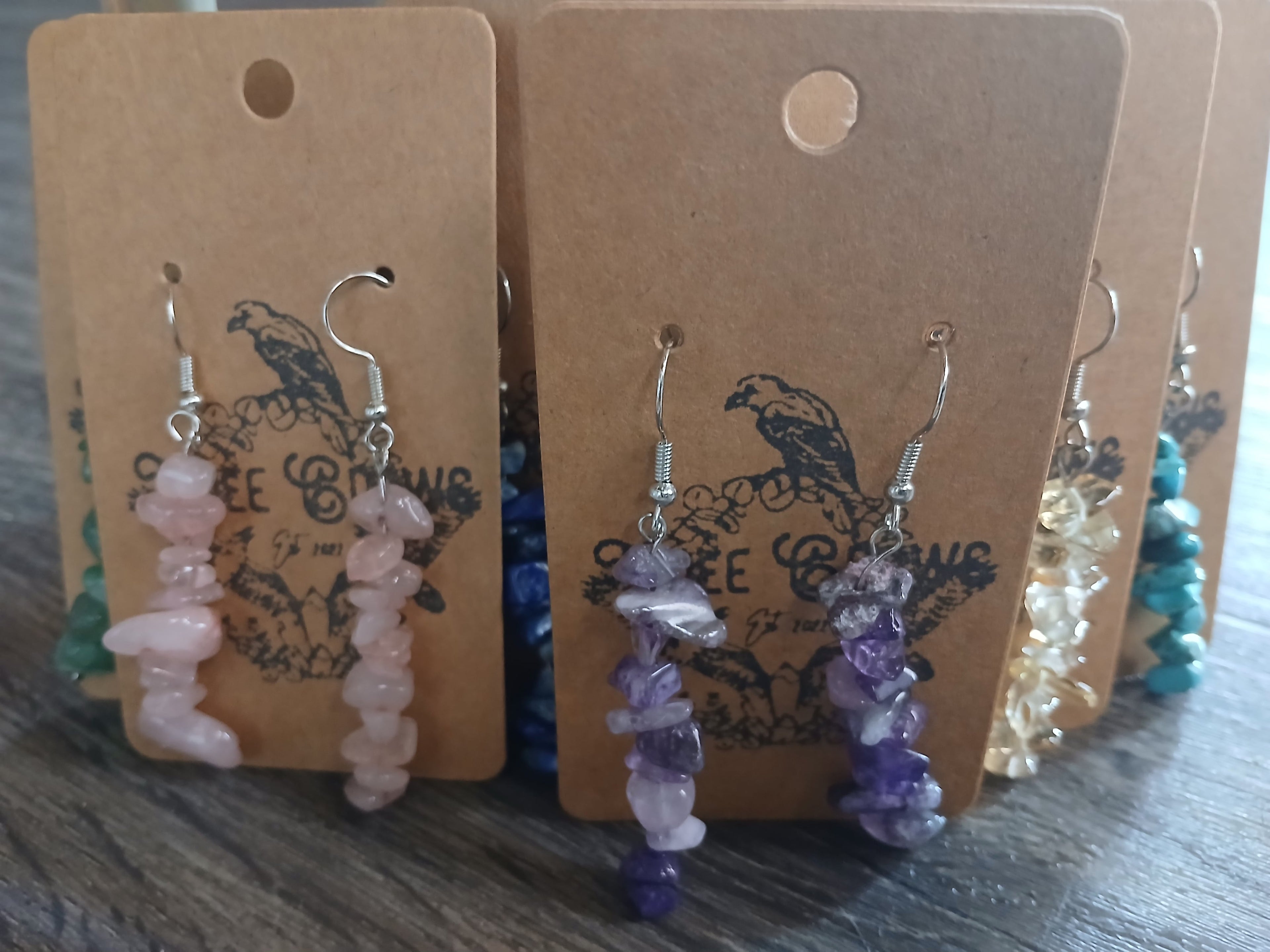 Dangle Chip Earrings | | Wiccan Center