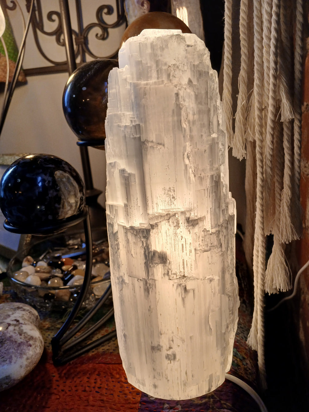 Selenite Lamp | | Wiccan Center