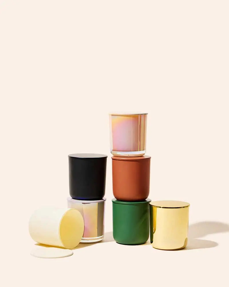 8oz aura® candle vessel & lid | vessels | Wiccan Center