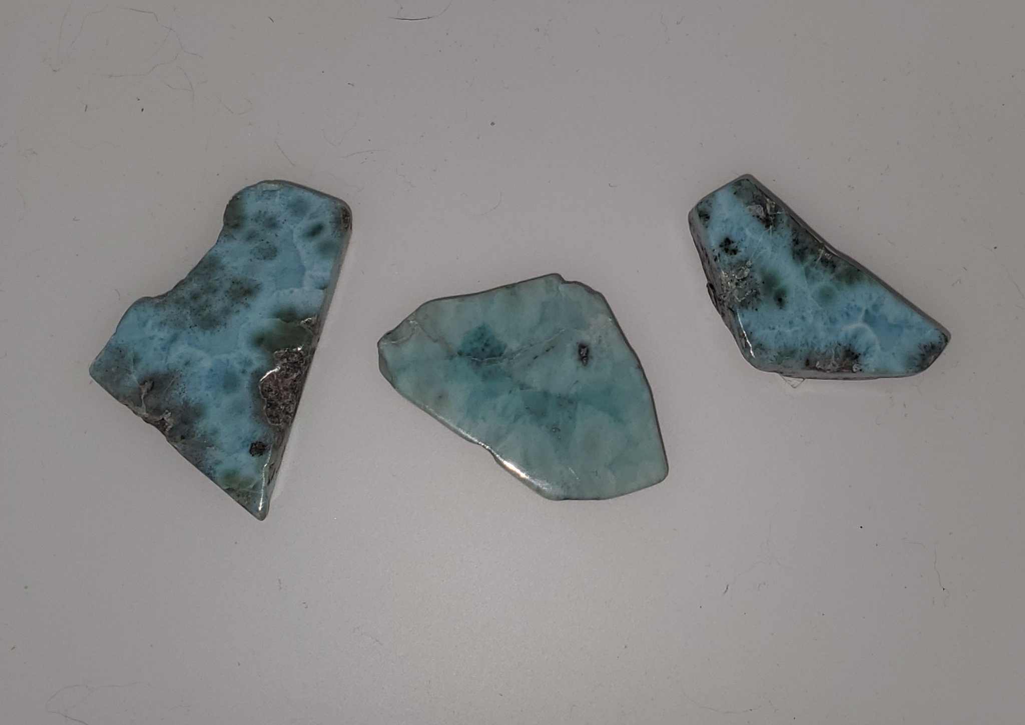 Larimar Natural Polished Cut Piece | Tumbled Stones | Wiccan Center