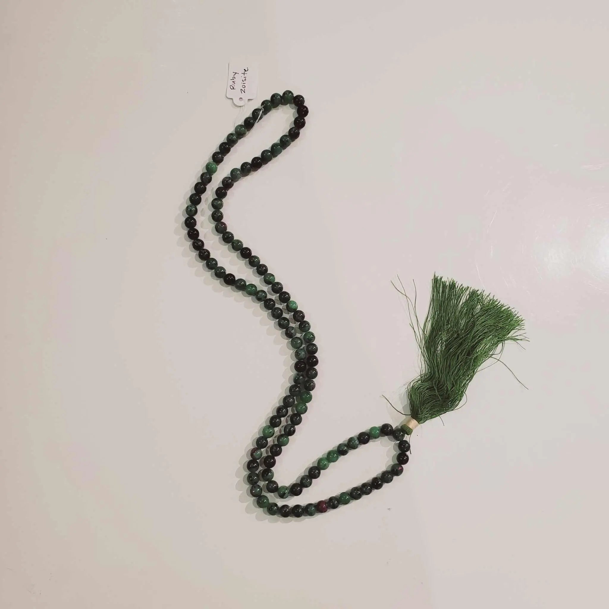 Ruby Zoisite Mala - Crafted for Spiritual Connection | Mala Beads | Wiccan Center