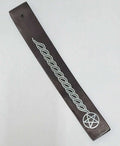 Black Pentacle Incense Burner - 10" Stick | All Tools | Wiccan Center