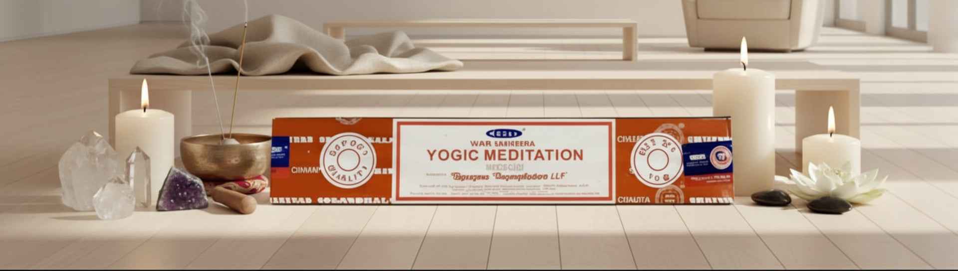 Satya Yogic Meditation Incense Sticks for Peaceful Mind and Spiritual Harmony | | Wiccan Center
