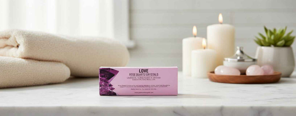 Love Energy Stone Roll On Body Oil for Harmony and Balance | | Wiccan Center
