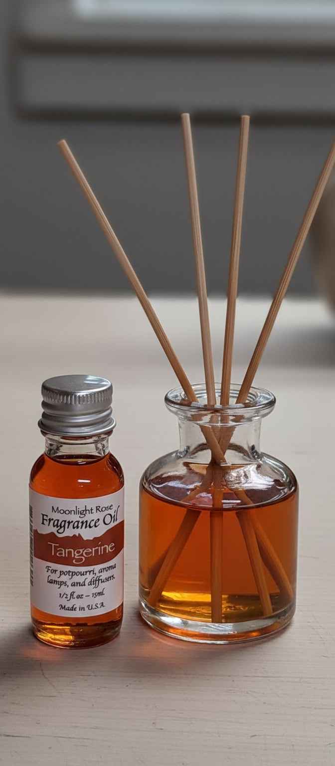Moonlight Rose Tangerine Aroma Oil for Relaxation and Serenity | | Wiccan Center