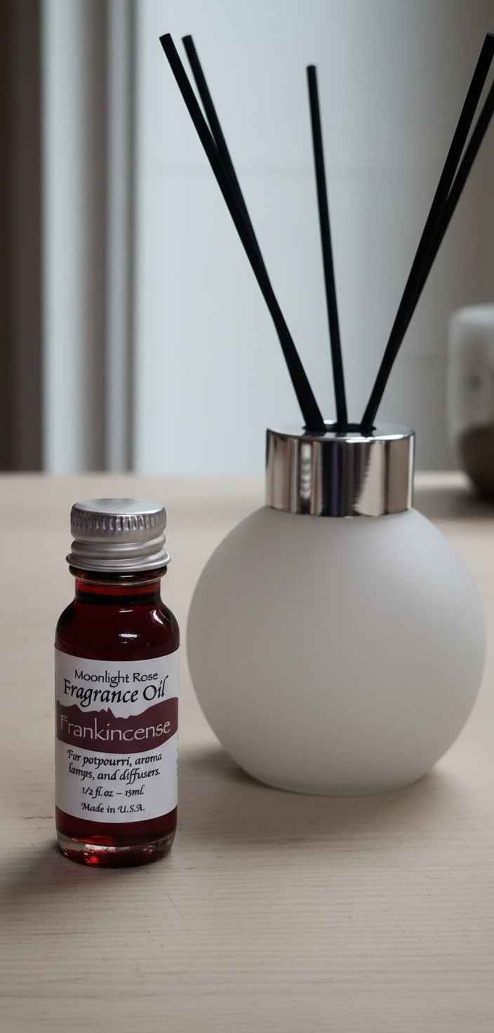 Moonlight Rose Frankincense Aroma Oil for Relaxation and Serenity | | Wiccan Center