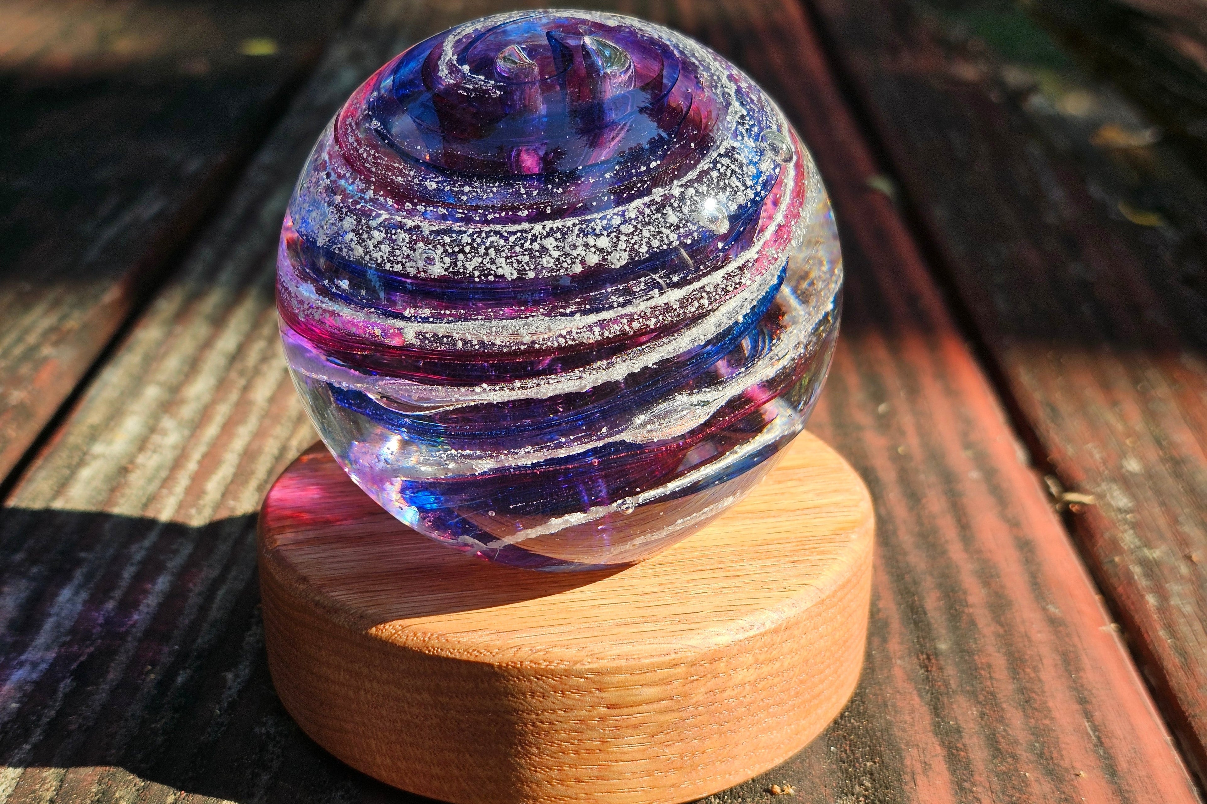Engravable Wood Keepsake Urn for Cremation Ashes