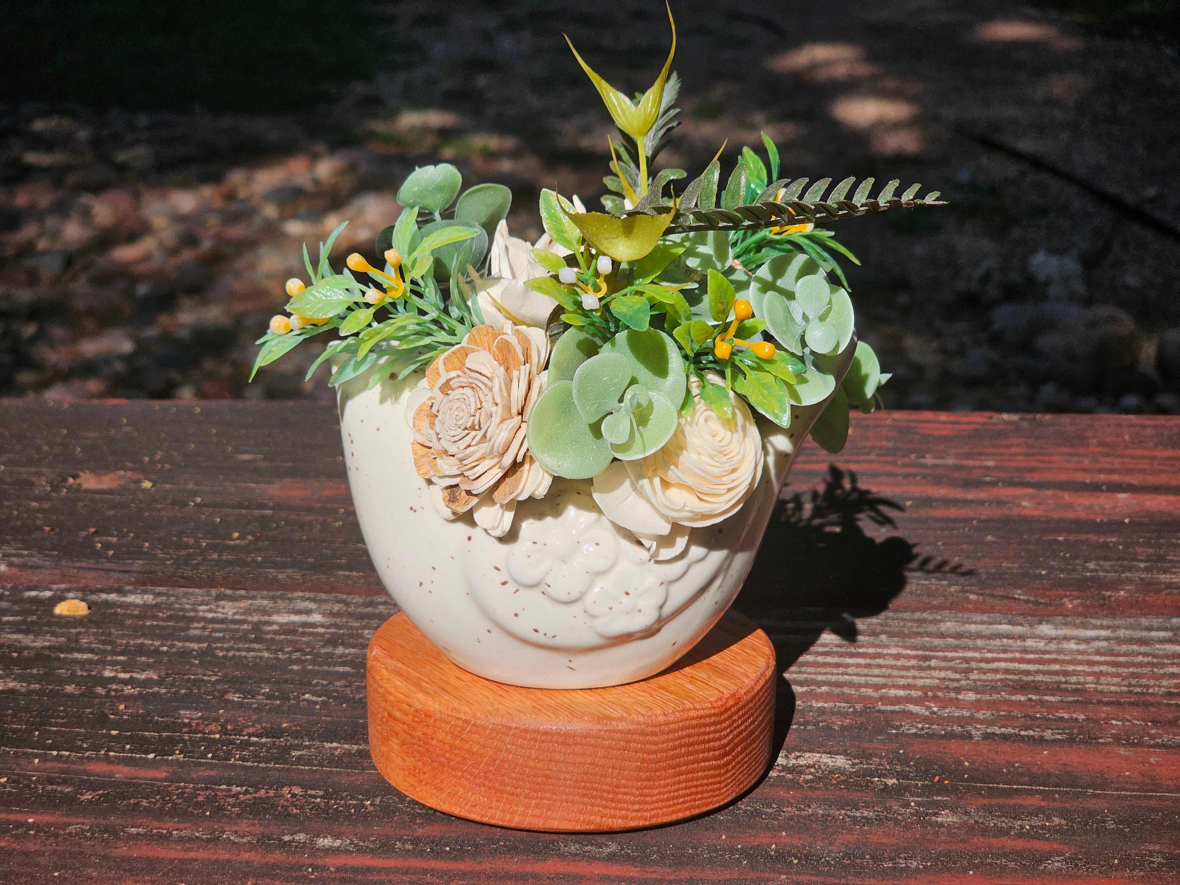 Engravable Wood Keepsake Urn for Cremation Ashes