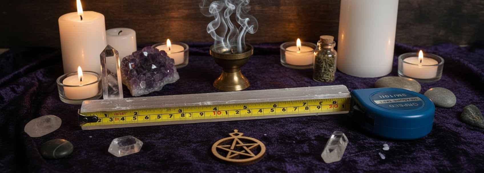 7 to 8 Inch Selenite Crystal Wands Sticks for Healing, Reiki, & Metaphysical Energy Drawing | gemstone | Wiccan Center